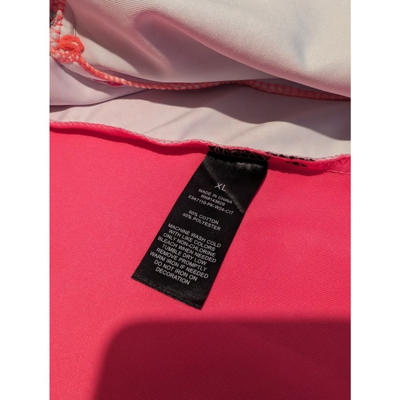 Vintage Encrypted Womens Pink Striped Color block Track Suit Size XL Drippin - Picture 4 of 16